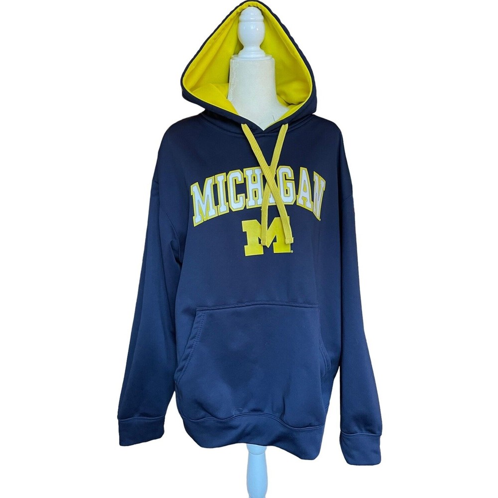 Pro Edge NCAA Michigan Wolverines Hoodie Jacket Size XL.